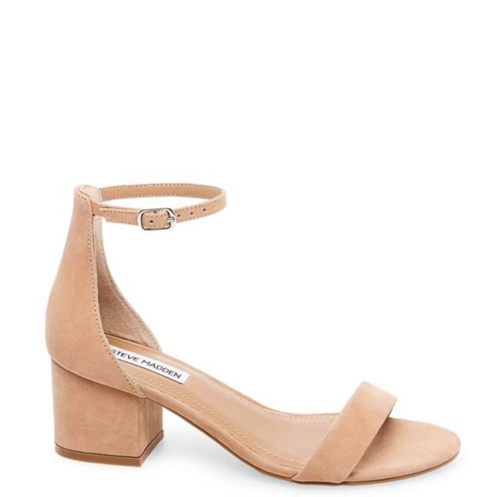 Steve Madden Irenee Tan Newbuck Heels